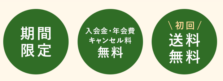 初回限定キャンペーン