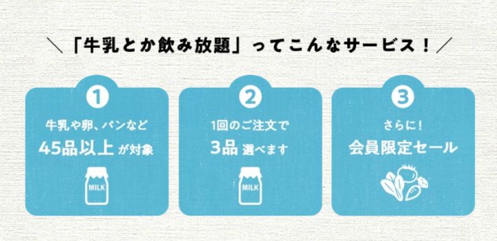 オイシックス 牛乳とか飲み放題