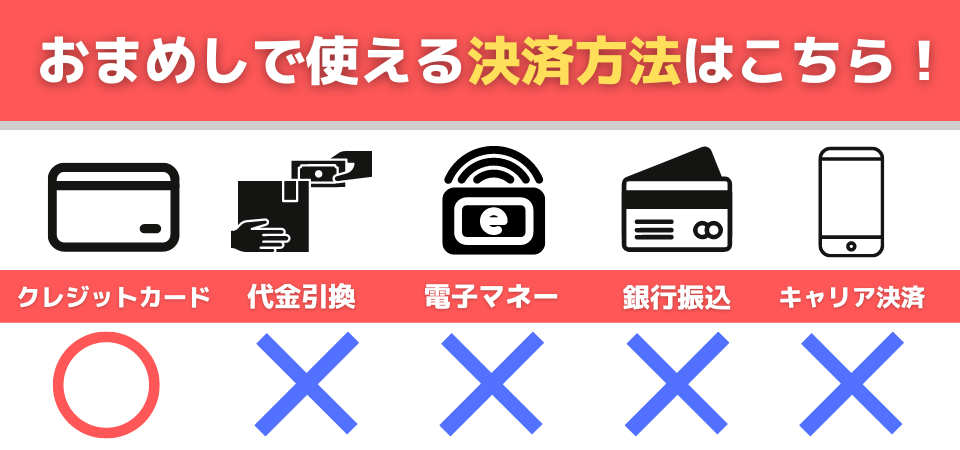 おまめしの決済方法